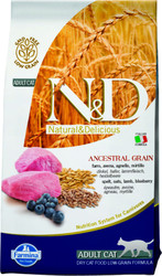Корм для кошек Farmina N&D Low Grain Cat Lamb & Blueberry 1.5 кг