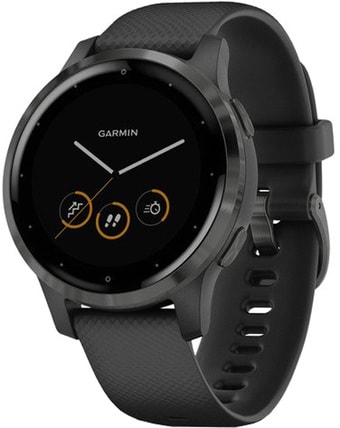 Умные часы Garmin Vivoactive 4s (черный/серый)