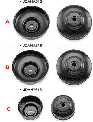 Съемник колпачков/пробок/фильтров Toptul JDAH7614