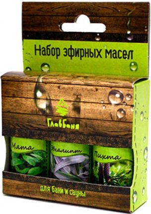 Главбаня Набор эфирных масел Б701 3x17 мл
