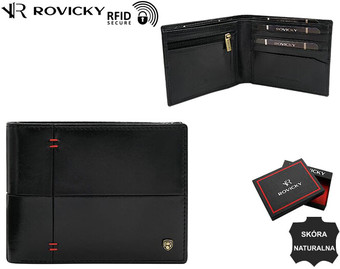 Портмоне Cedar Lorenti N993-RVTS (черный/красный)