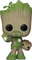 Фигурка Funko POP! Bobble Marvel We Are Groot Groot as Iron Man (1393) 79516