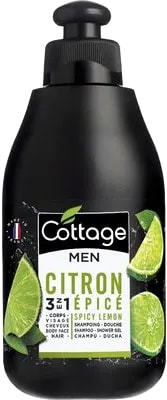 Косметика по уходу за телом Cottage Гель для душа Spicy Lemon Shampoo Shower Gel 3 в 1 250 мл