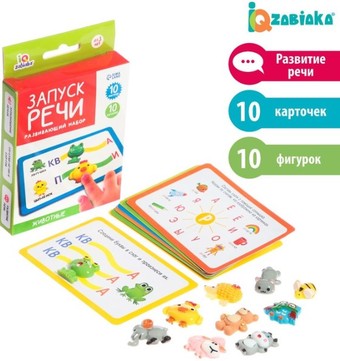 Развивающая игра Zabiaka Запуск речи Животные 7410791