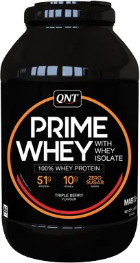 Протеин QNT Prime Whey (ягодный, 908г)