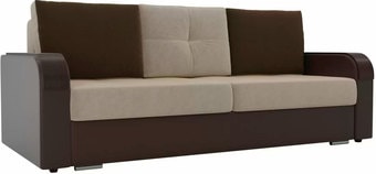 Диван Лига диванов Мейсон 102139 (бежевый/коричневый)