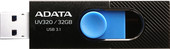 USB Flash A-Data UV320 32GB (черный/голубой)