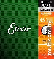 Струны для гитары Elixir Strings 14077 45-105 4-Strings