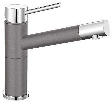 Смеситель Blanco Alta Compact Silgranit (темная скала) [518810]