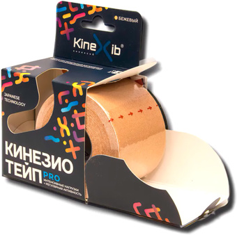 Тейп Kinexib Pro 5 см x 5 м (бежевый)