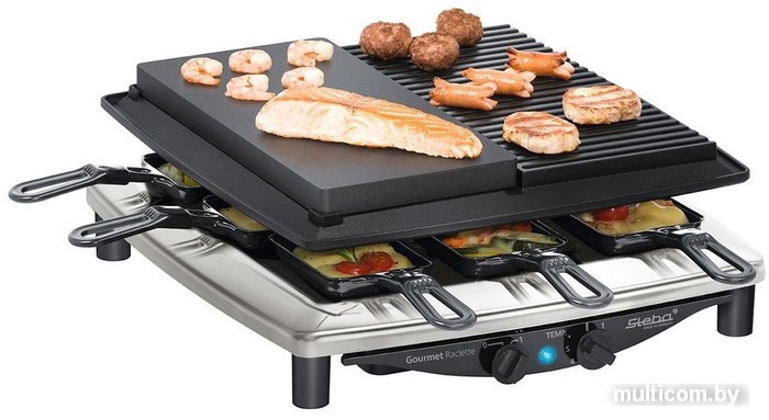 Раклетница Steba RC 4 plus DELUX chrom