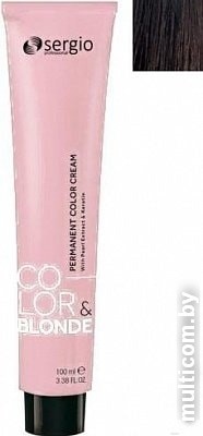 Sergio Professional Color&Blonde 4 коричневый