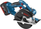 Дисковая пила Bosch GKM 18 V-LI Professional 06016A4002 (два аккумулятора 5 А*ч)