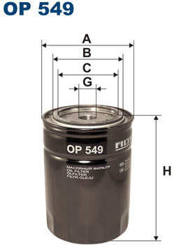 Масляный фильтр Filtron OP 549