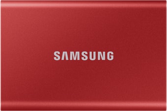 Внешний накопитель Samsung T7 2TB (красный)