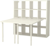 Компьютерный стол Ikea Каллакс (белый) [091.230.87]