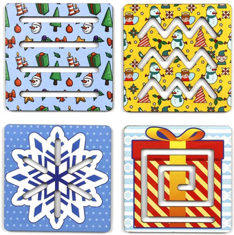 Трафарет WoodLand Toys Новогоднее ассорти 148123