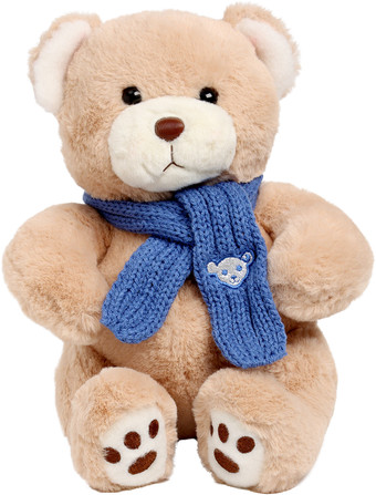 Классическая игрушка Milo Toys Little Friend Мишка с синим шарфом 9905635