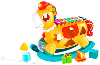 Сортер Huanger Лошадка-ксилофон HE8025