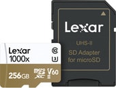 Карта памяти Lexar LSDMI256CBEU1000R microSDXC 256GB + адаптер