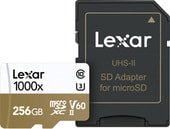 Карта памяти Lexar LSDMI256CBEU1000R microSDXC 256GB + адаптер