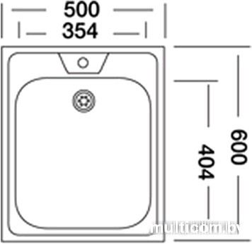 Кухонная мойка Kromevye EC 208 D