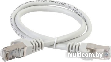 Кабель ITK RJ45 - RJ45 PC01-C5EFL-3M (3 м, серый)
