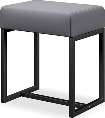 Пуфик Mio Tesoro Юнта (экокожа/серый)