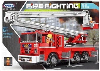 Конструктор XingBao Fire Fighting XB-03029 Пожарная подъемная машина