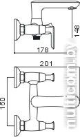 Смеситель Gappo G3012