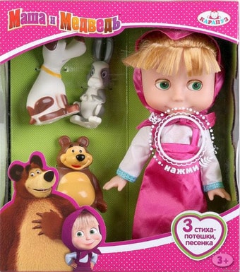 Кукла Карапуз Маша и Медведь 83033AN