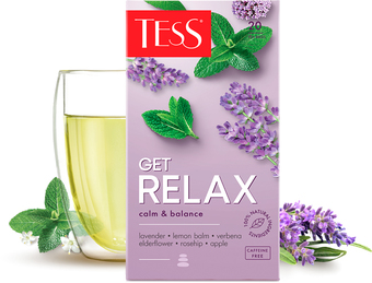 Травяной чай Tess Get Relax 20 шт