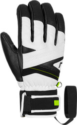 Горнолыжные перчатки Reusch Classic Pro 6301101-7746 (р-р 8.5, Black/White/Safety Yellow)