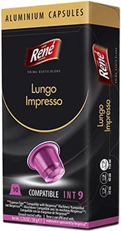 Кофе в капсулах Rene Nespresso Lungo Impresso 10 шт