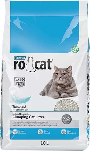 Наполнитель для туалета RoCat W250 без запаха 10 л