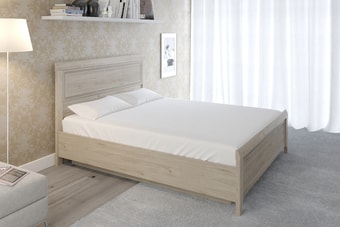 Кровать Лером Карина КР-1024-ГС 180x200 (гикори джексон светлый)