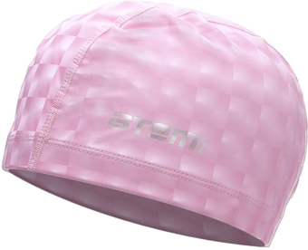 Шапочка для плавания Atemi 3D PU 130 (розовый)
