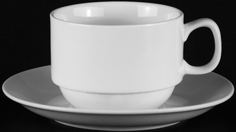 Чашка с блюдцем Chan Wave Classic фк0137