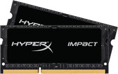 Оперативная память Kingston HyperX Impact 2x4GB KIT DDR3 SO-DIMM PC3-12800 (HX316LS9IBK2/8)