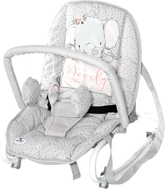Шезлонг Lorelli Rock Star 2021 (grey elephant)