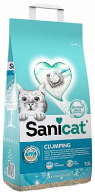 Наполнитель Sanicat Clumping Marseille 10 л