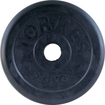 Диск Torres PL50632 31 мм 2.5 кг (черный)