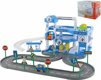 Элемент трека Полесье Паркинг Aral 3-уровневый с дорогой 40428