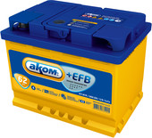 Автомобильный аккумулятор AKOM +EFB 62 (62 А&middot;ч)