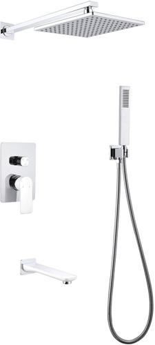 Душевая система Abber Weiss Insel AF8017W (белый)