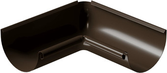Кровля Docke Stal Premium Угол внутренний 90? D125 (каштан 8017)