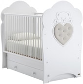 Классическая детская кроватка Nuovita Fortuna Swing (белый)