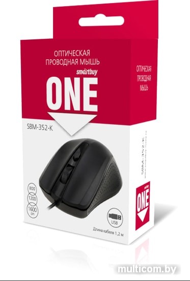 Мышь SmartBuy One 352 (черный)