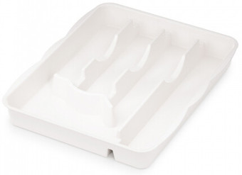 Лоток для столовых приборов Альтернатива М8516 (белый)