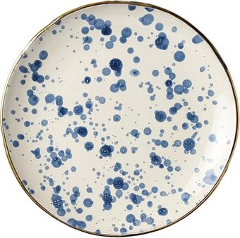 Тарелка десертная Bitossi Pois FTB00624 (синий)